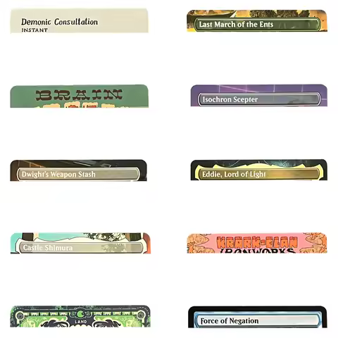 Customized high-quality card black core paper DIY Magic Deck card standard size Brain Freeze Bristly Bill, Spine Sower