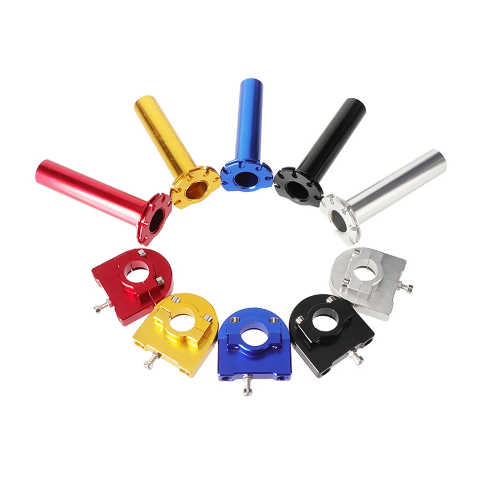 

Motorcycle 7/8" 22mm CNC Aluminum Throttle Quick Twister Grips Fit For 50cc 110cc 125cc Dirt Pit Bike Moped Scooter Racing