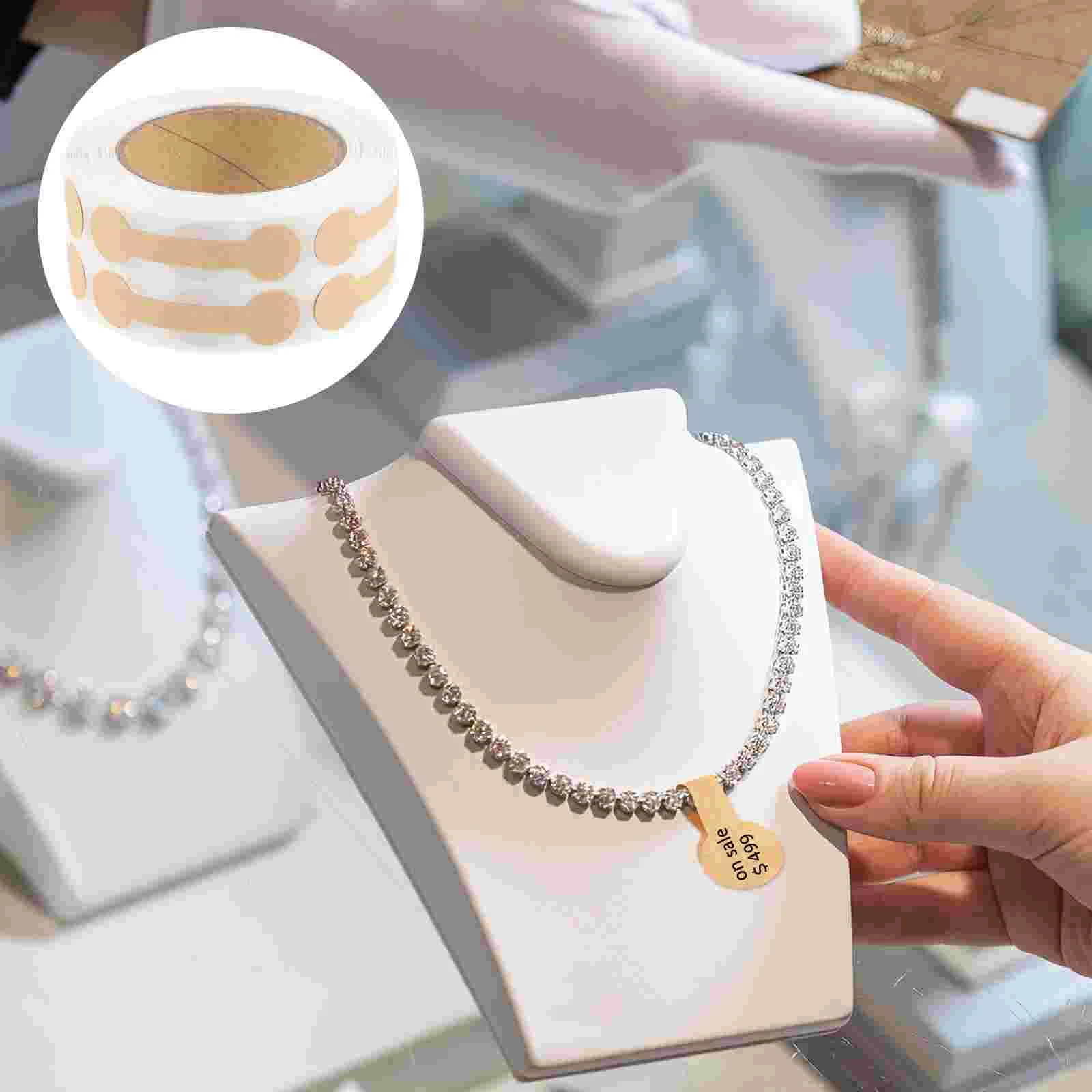 2 Rolls Vellum Paper Label Sticker Handmade Stickers Self Adhesive Wax Seal Tamper Evident Tape DIY Gift Packing Light Brown