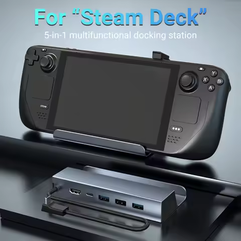 USB-C Game Hub 4K@60Hz Type-C Docking Station with 4K HDMI,PD 100W Charging,USB2.0 Ports for Steam Deck Switch iPad