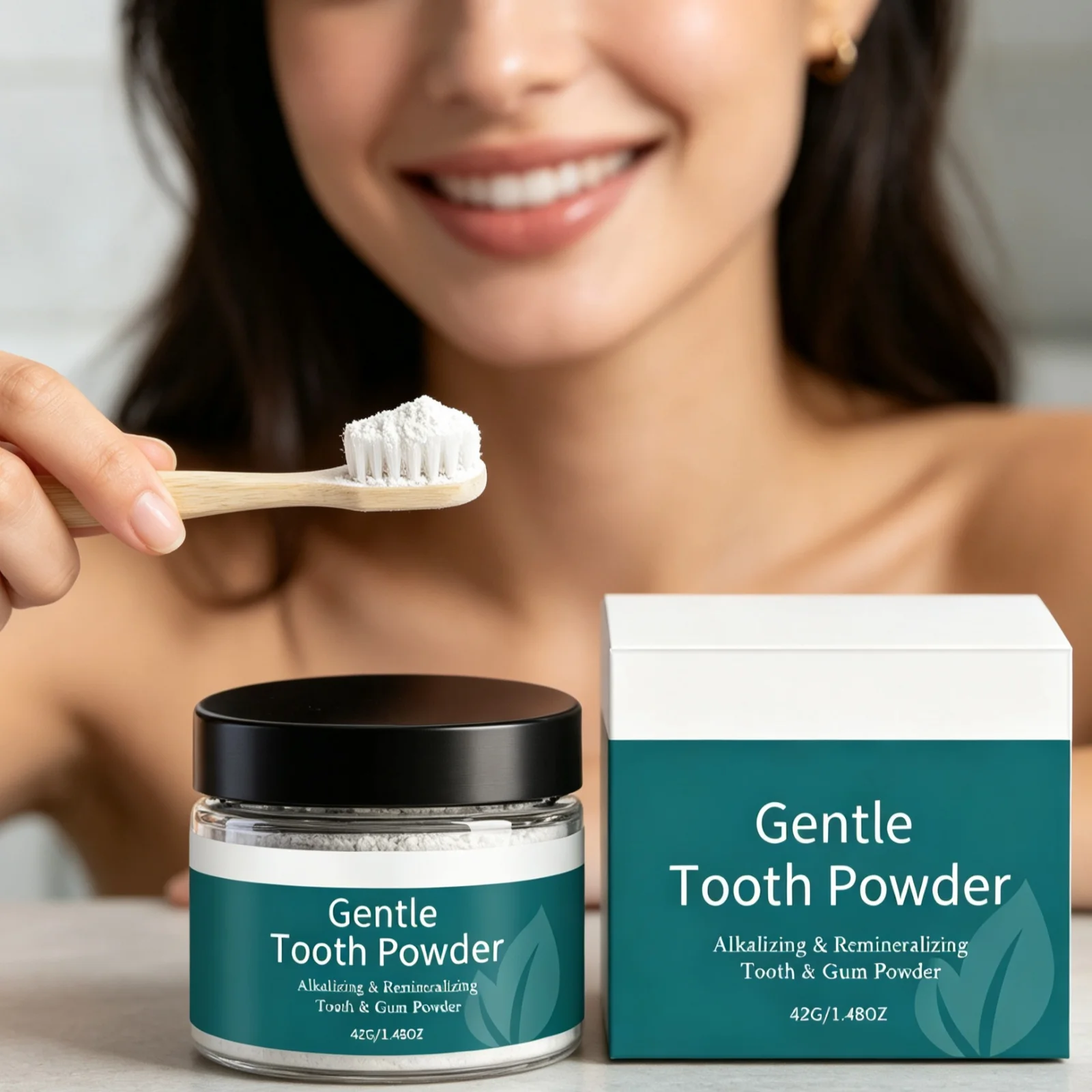 Whitening Teeth Powder Cleansing Surface Stains Preventing Bad Breath Protects Enamel Fresh Smile Daily Oral Care Tooth Powder