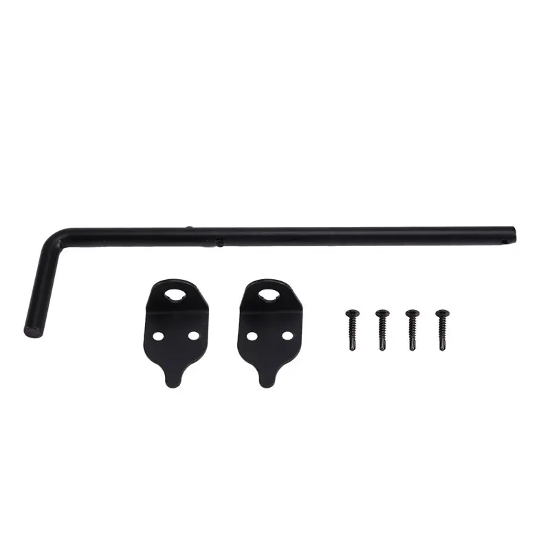 

【VALUE MONEY】For Wooden Fences Metal Gates Doors 12 Inch Cane Bolt Heavy Duty Drop Rod Gate Stopper Ground Latch 1Pcs