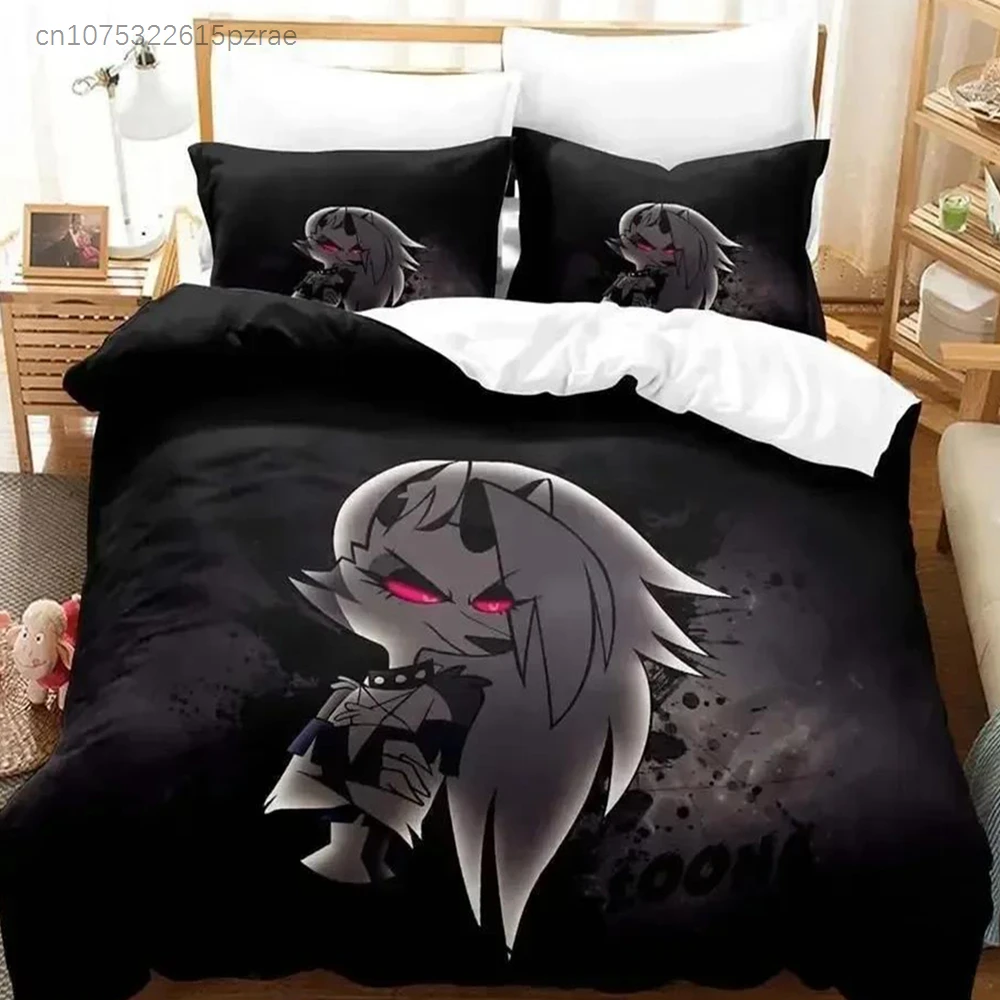 Loona Boss Bedding Set Single Twin Full Queen King Size Bed Set Adult Kid Bedroom Duvet Cover Sets 3D Anime Parure De Lit Bed