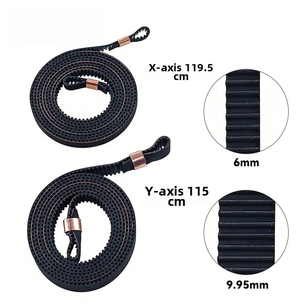 Synchronous Belt Kit for KOBRA 3 Max For 3D Printer X Y Timing Belt Replacement Belt Set for Stepper Motor Drive