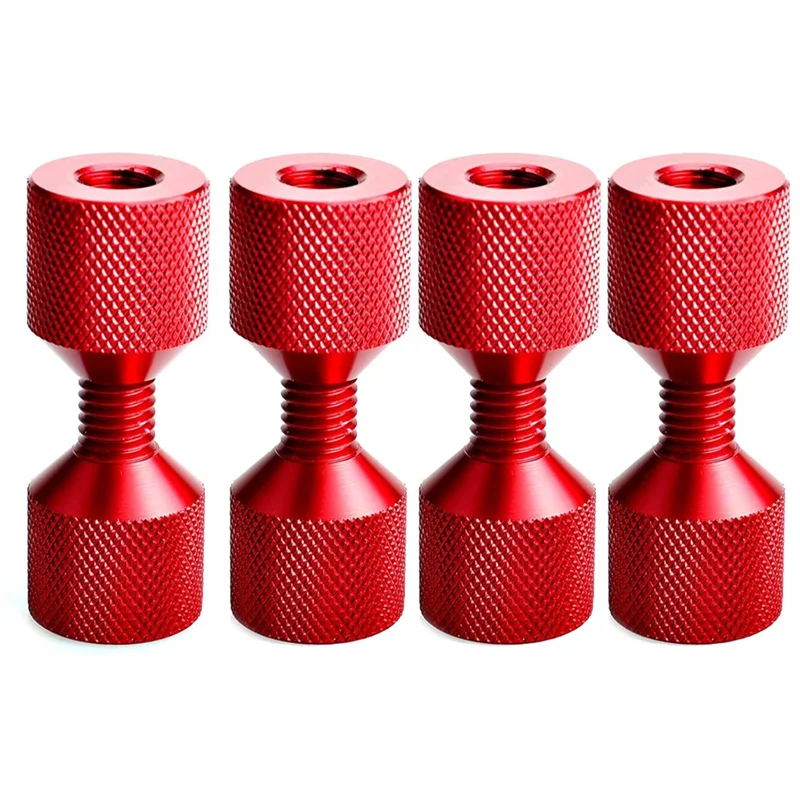 AF90-1-1/8Inch Two Hole Pins 6061 Aluminum Light-Weight Construction 2 Hole Flange Alignment Pin 4Pcs