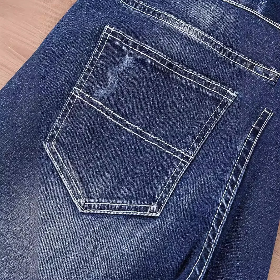 Celana Pendek Denim Melar Pria 2025 Pakaian Pria Jeans Skinny Pria Y2k Celana Pendek Dasar Bisnis Kasual Pria Jeans Robek Pakaian Jalanan
