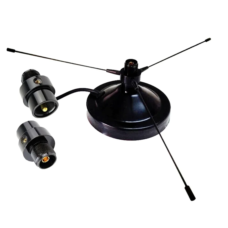 2 Set Electronic Accessories:1 Set Antenna UHF-F 10-1300MHz Antenna & 1 Set Dual Band Antenna UHF / VHF 144/430MHz 2.15