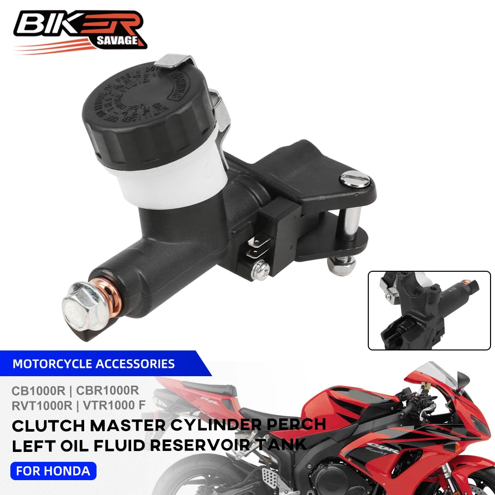 

CBR1000RR CB1000R Hydraulic Clutch Master Cylinder Perch For Honda VTR1000 F RVT1000R Motorcycle Parts Left Fluid Reservoir Tank