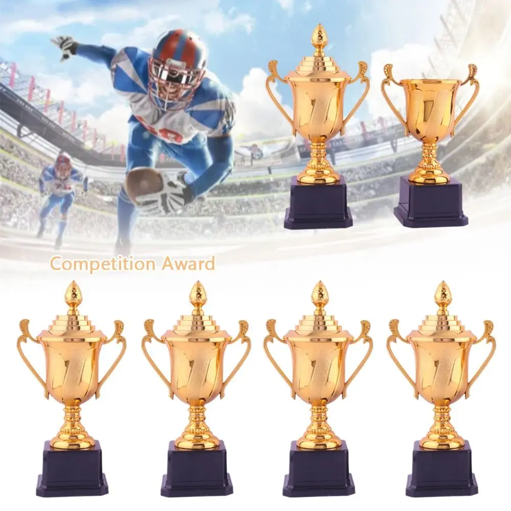 متعددة الحجم المنافسة الكأس ميدالية البلاستيك الفتيات ميداليات المنافسة جائزة الذهب اللون البلاستيك نموذج مدرسة مكافأة العرض