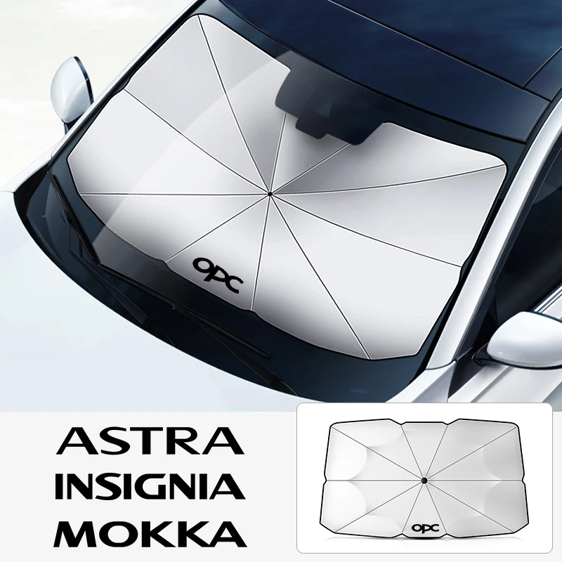 Car sun protection windshield sunshade for Opel OPC Astra JHGK Insignia Corsa DBE Mokka Vectra sunshade accessories