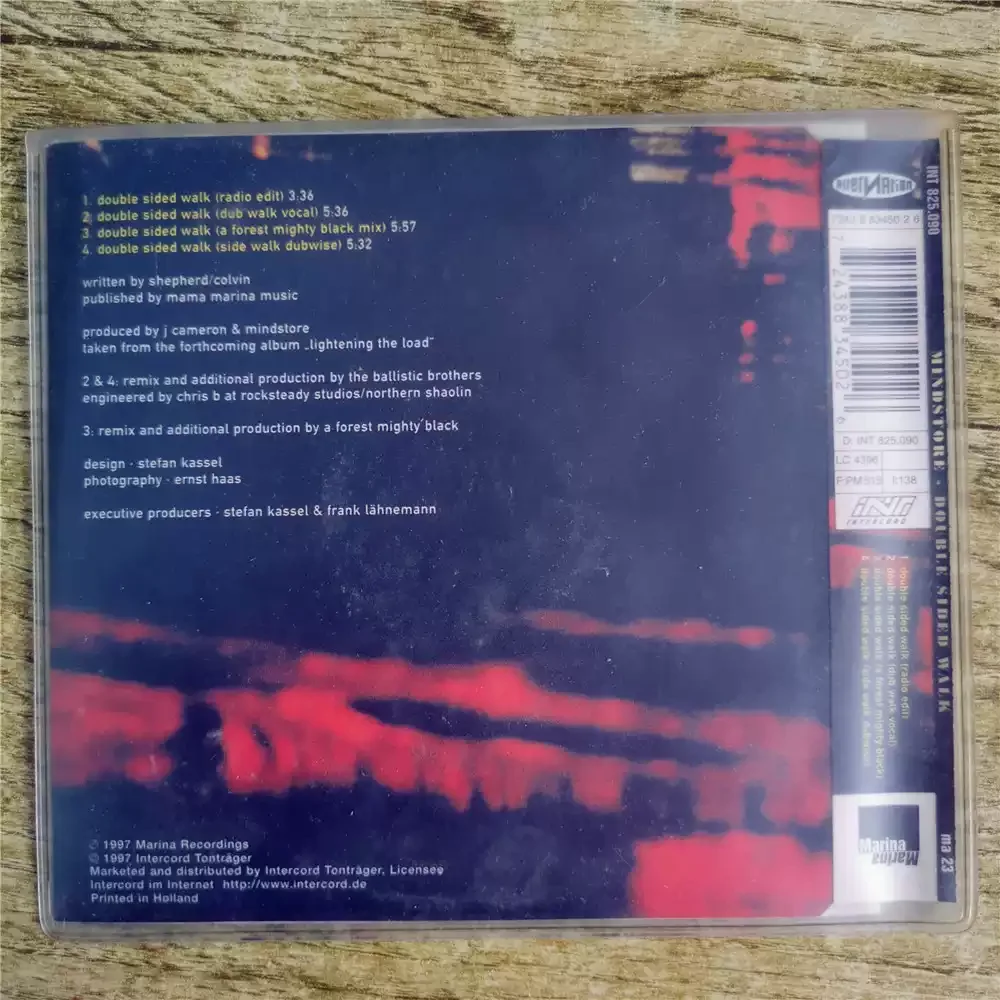 قرص مضغوط Mindstore مزدوج الجوانب 1997 فردي إلكتروني/نمط سنبل #3