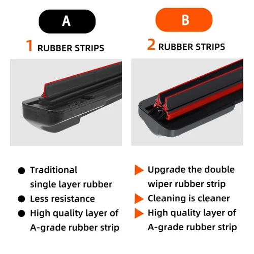 Imagen 2 del producto 2 uds accesorio de limpiaparabrisas para Chevrolet Captiva 2006-2018 ventana de parabrisas 2007 2008 2010 2012 2014 2015 2016 2017