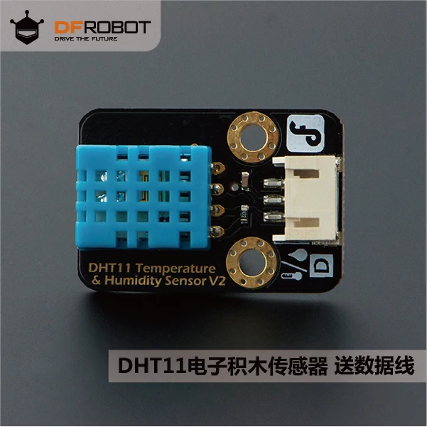 DFRobot Compatible Arduino Electronic Building Blocks DHT11 Digital Temperature and Humidity Sensor with Data Cable