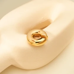 ENFASHION-Clip De oreja en forma De C para Mujer, Aretes De Mujer De acero inoxidable, joyería De moda De Color dorado, ropa diaria 1493 1450