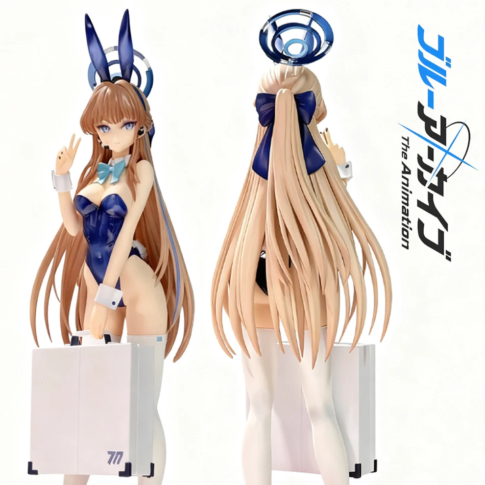 23cm Blue Archive Asuma Toki Figurka Anime Króliczek Model Statuetka Kolekcja Lalek Ozdoba na Biurko Zabawki Personalizowane Prezenty