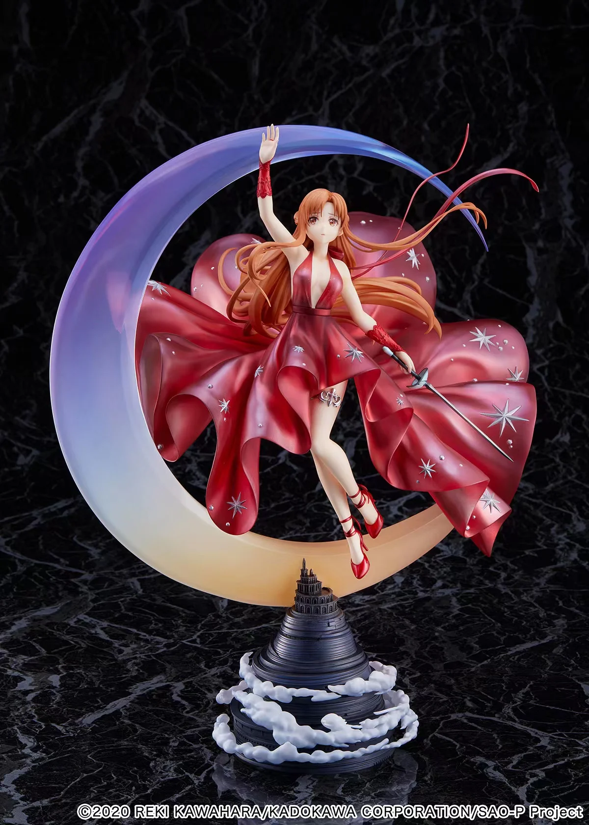 

Оригинальный eStream SSF Sword Art Online Yuuki Asuna Crystal Dress Ver. Аниме Фигурка ПВХ Коллекционная модель игрушки украшения рабочего стола