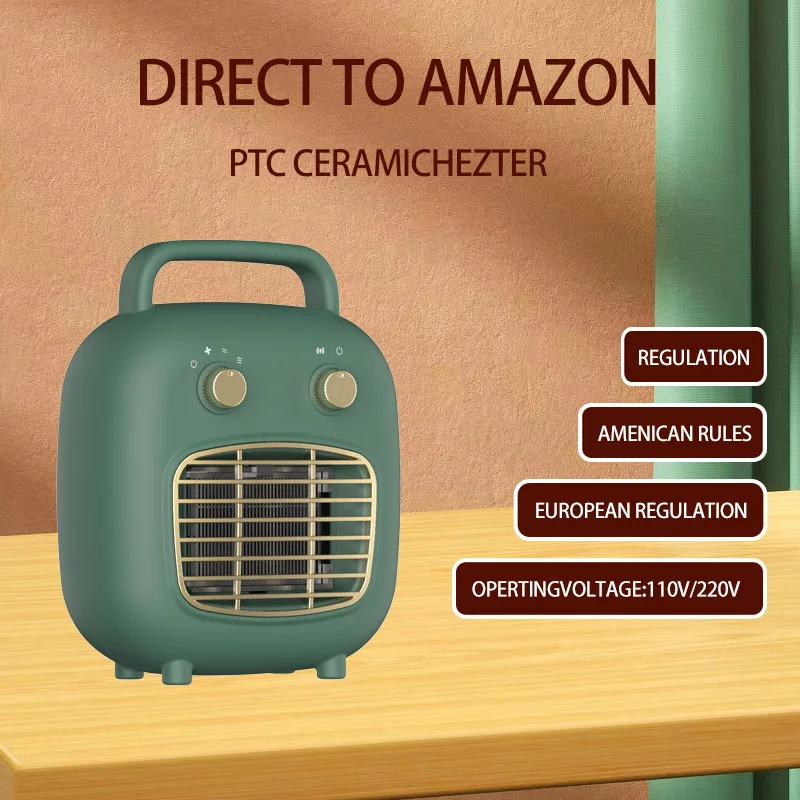 

Небольшой настольный компьютер с датчиком температуры человеческого тела, конвекционный офисный энергосберегающий обогреватель с постоянной температурой