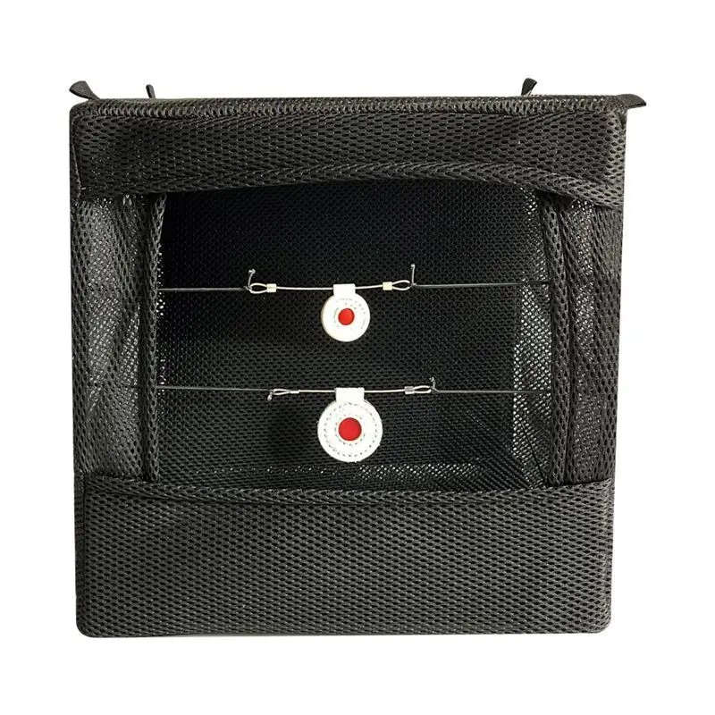 Slingshot target box Anti-hitting muffler Folding portable mesh Outdoor training Slingshot practice target indoor recycling box