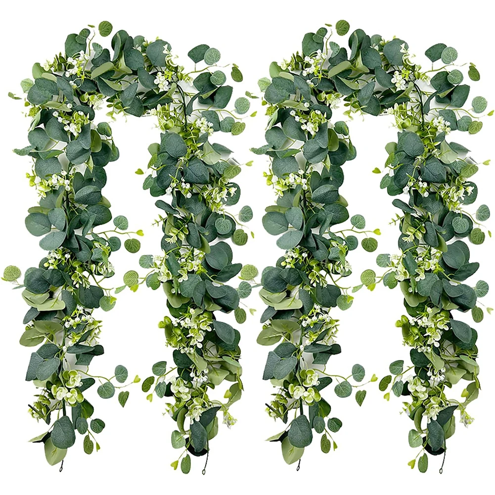 

Event Backdrop 180cm Artificial Eucalyptus Garland Artificial Eucalyptus Garland Ornament Elegant Touch Low Maintenance Design