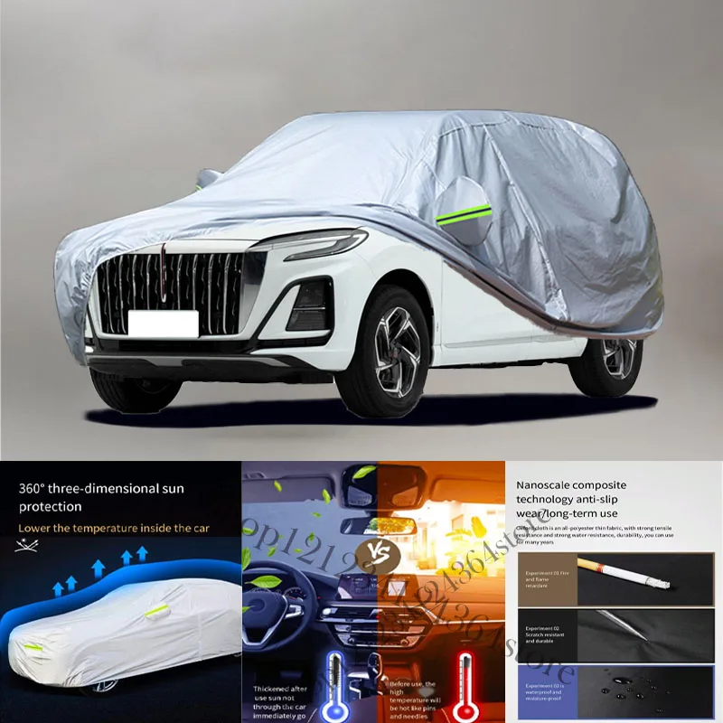 For Hongqi HS3 fit Outdoor Protection Full Car Covers Snow Cover Sunshade Waterproof Dustproof Exterior Car cover protection