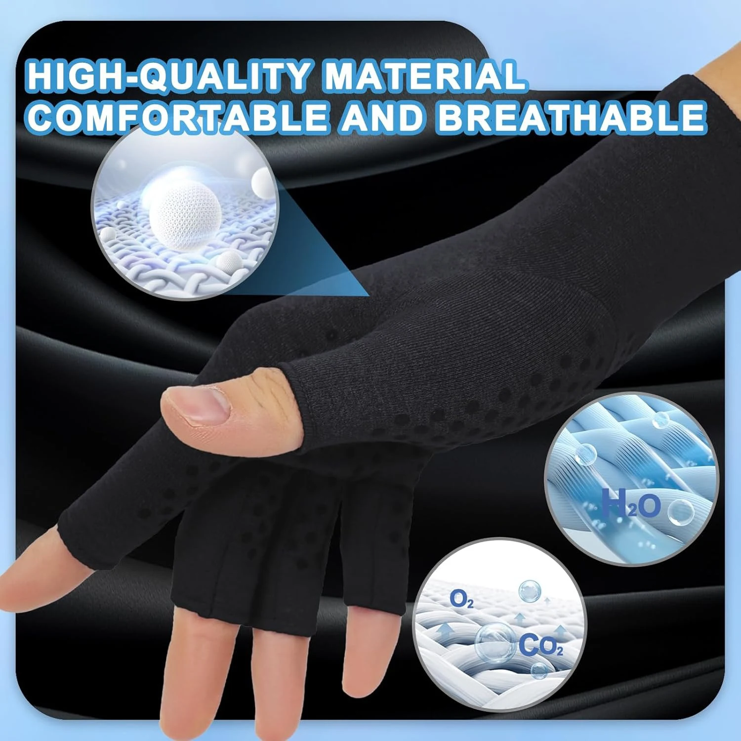 Compression Arthritis Gloves Wrist Support Brace Carpal Tunnel Pain Relief Women Men Therapy Wristband Anti-Slip Work Gloves