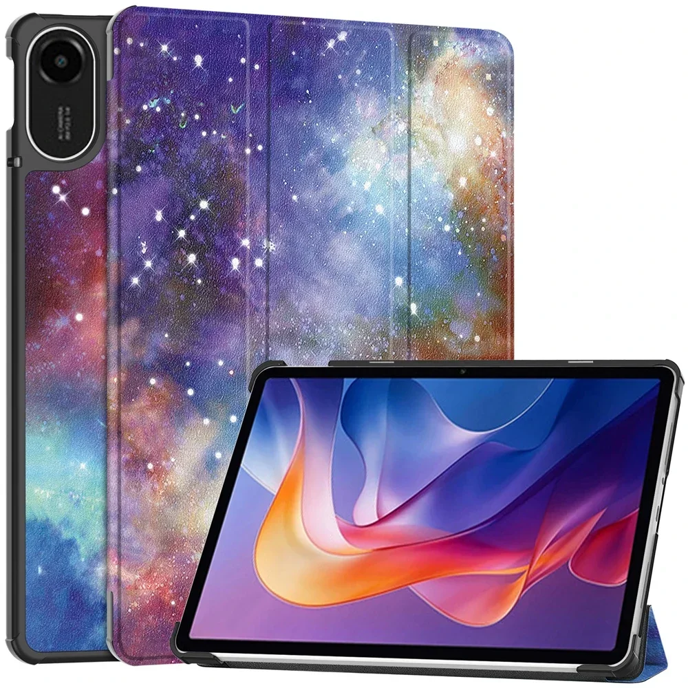 

Чехол для Xiaomi Redmi Pad 2 2025 11 дюймов, магнитный тройной чехол-подставка из искусственной кожи, чехол для Redmi Pad2 11 дюймов, чехол Coque Capa