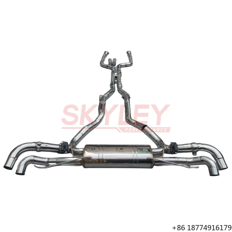 

Выхлопная система Valvetronic Catback 2024+ для X5 M60i G05, X6 M60i G06, X7 M60i G07 LCI V8 S68 4.4L, нержавеющая сталь, с клапанами