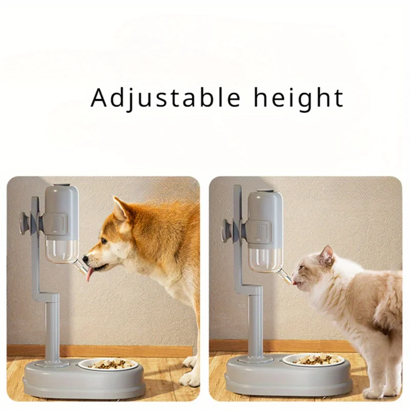 1pc vertical pet drinking water feeder dog automatic hanging ball water dispenser cat bowl hanging cage dog bowl supplies