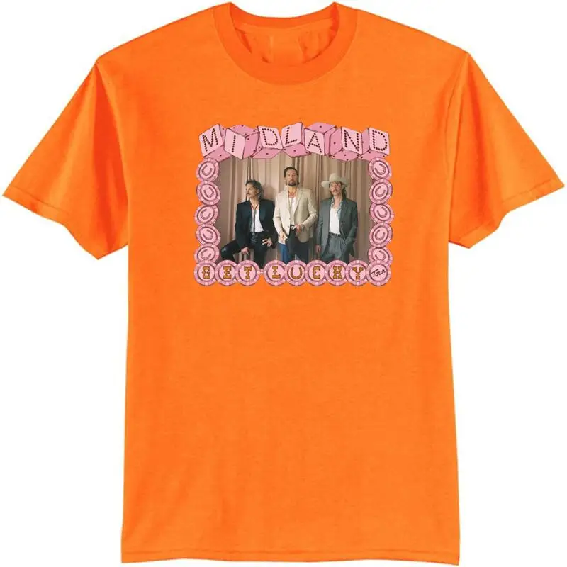 Midland Get Lucky Tour 2025 Pug Johnson Flatland Cavalry T Shirt DO267