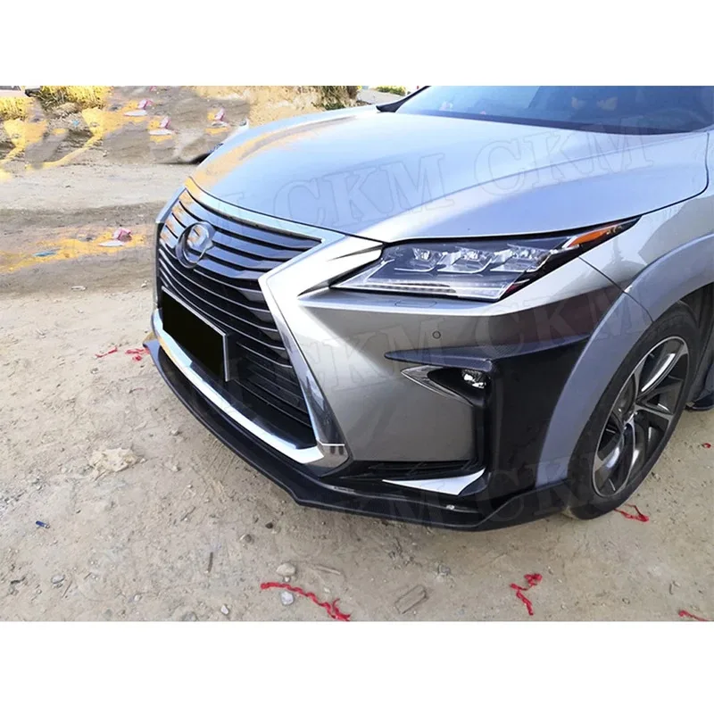 

Carbon Fiber Front Bumper Lip Spoiler For RX300 RX450H 2016-2020 FRP Car Front Extension Chin Protector Car Body Kits