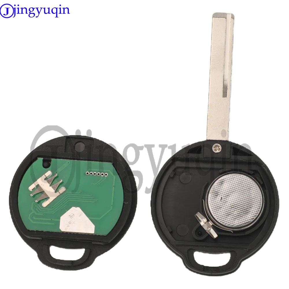 jingyuqin ID46 PCF7941 315/433MHz 2 Buttons Remoce Car Key For Mitsubishi Colt 2002-2012 Cabriolet 2006-2008 Smart HU56 Blade