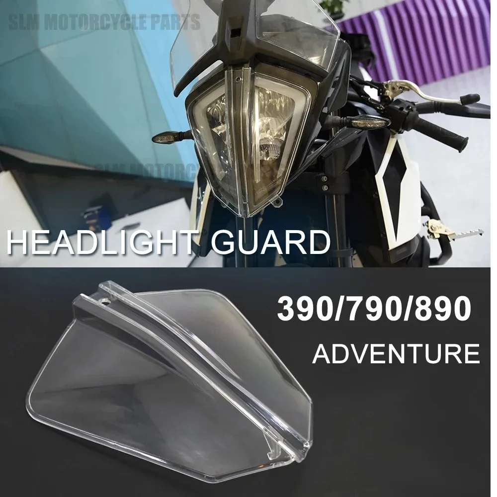 

For 390 ADVENTURE 790 ADV R Motorcycle Protector Cover Protection Fit FOR 890 790 ADVENTURE S R 2023 2021 2022 Headlight Guard