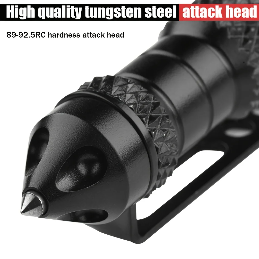 Tactical Defense Pen Multifunctional Tungsten Steel Head Broken Window Tool Outdoor EDC Self Defense Portable Signature Pen