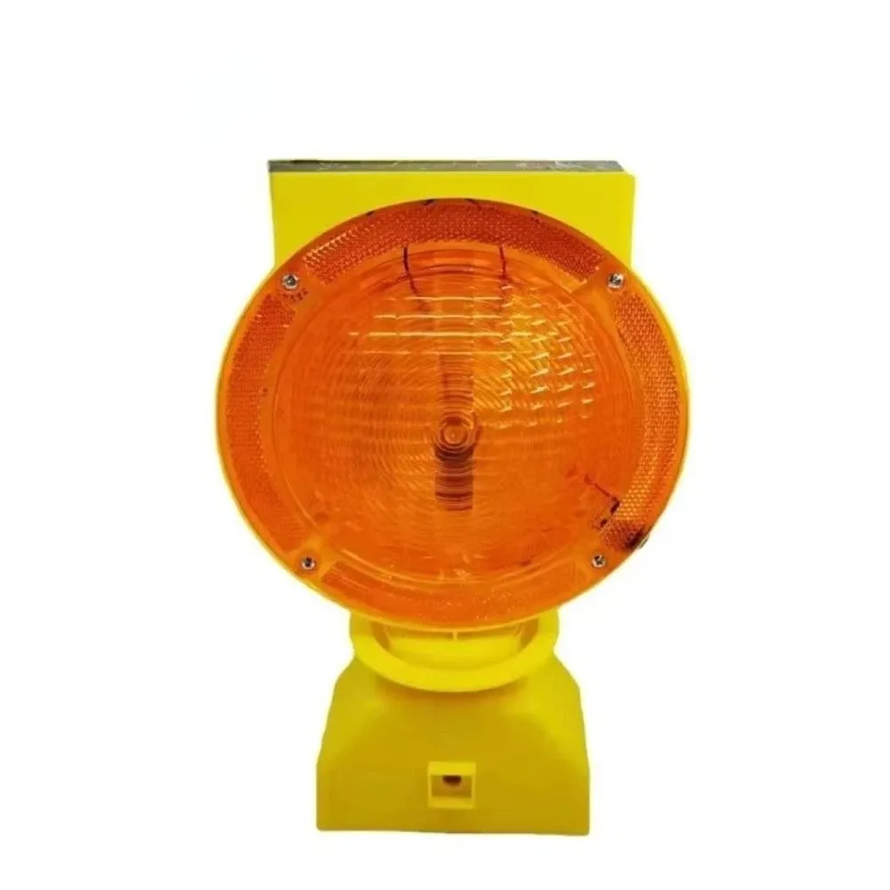 Solar Power Solar Industrial Warning Lights High Brightness LED Light Controlled LED Strobe Construction Light Energy Saving