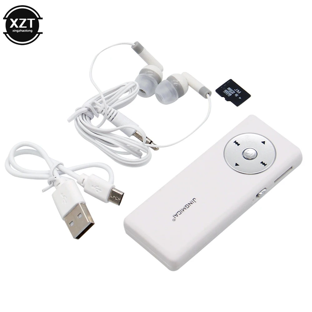 Portable Mini MP3 Player with Earphone TF Card 3.5mm Jack Player Support for Sport Learning Supplies Support External Playback