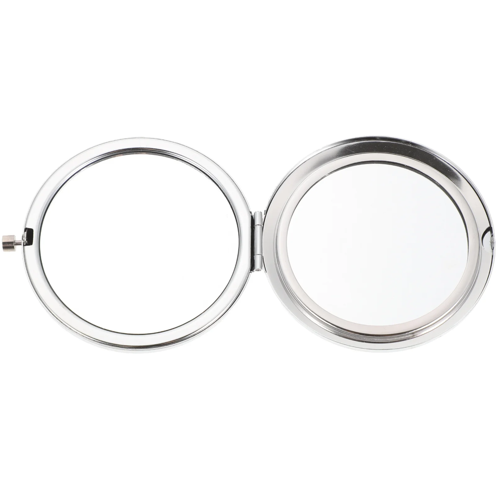 Espelho de bolso redondo compacto mini espelho elegante portátil decoração diamante leve durável para maquiagem e viagens