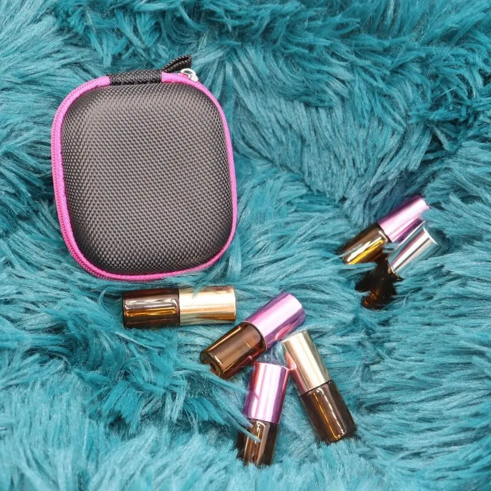 1-5 ML Bottles Essential Oil Storage Box Mini Hard Shell Insulin Carrying Case Moisture-proof Shockproof
