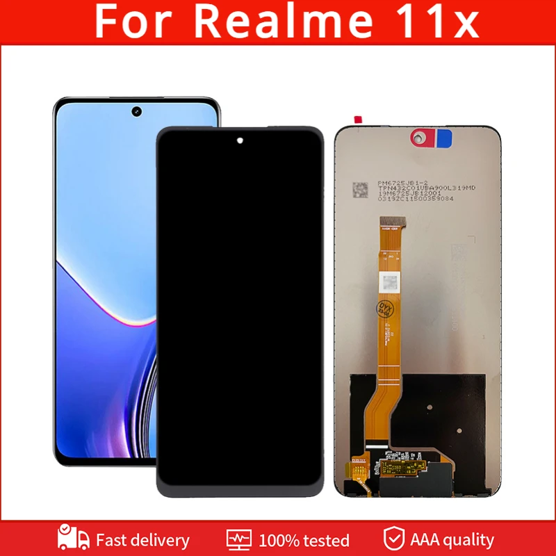 6.72'' IPS For Oppo Realme 11x LCD Display Touch Screen Digitizer Assembly