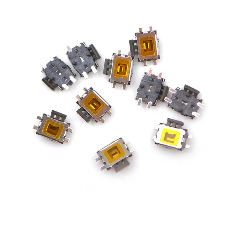 10 Stück YD-3414 4Pin SMD Turtle Typ Tact Power Side Switch Button