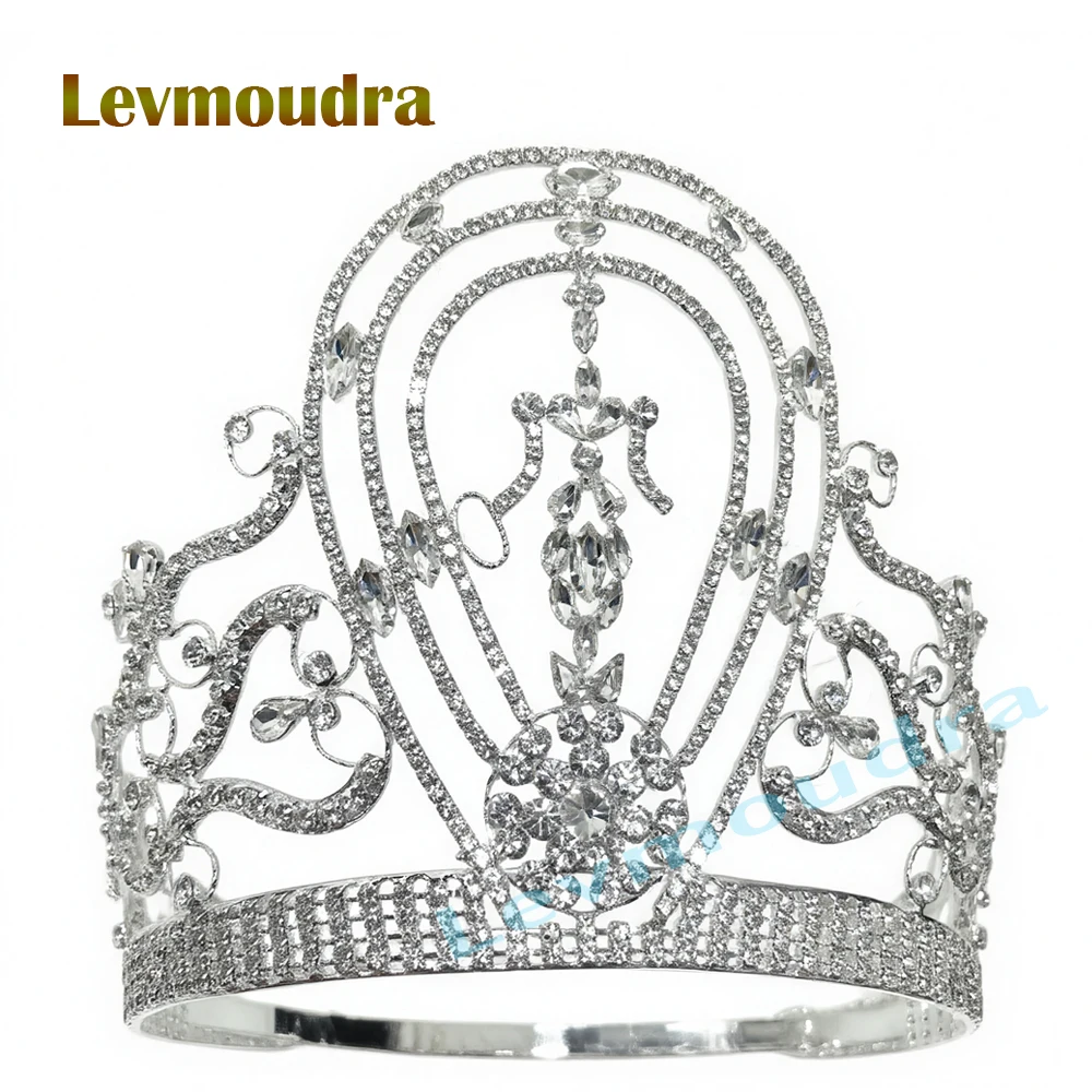 

Levmoudra OLD MISS UNIVERSE (1963-2001) MIKIMOTO (2002-2007) Full Circle Rhinestone Pageant Prom Crowns