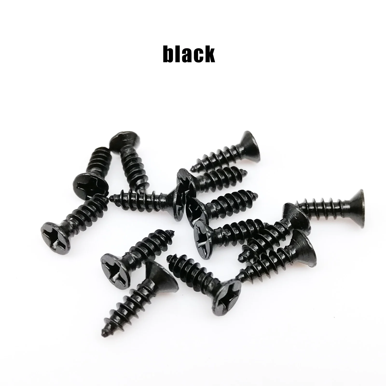 200X M2 M2.6 M3 Mini Small Golden Silver Bronze Black Steel Phillips Flat Countersunk Head Self Tapping Screw For Wood Box Hinge