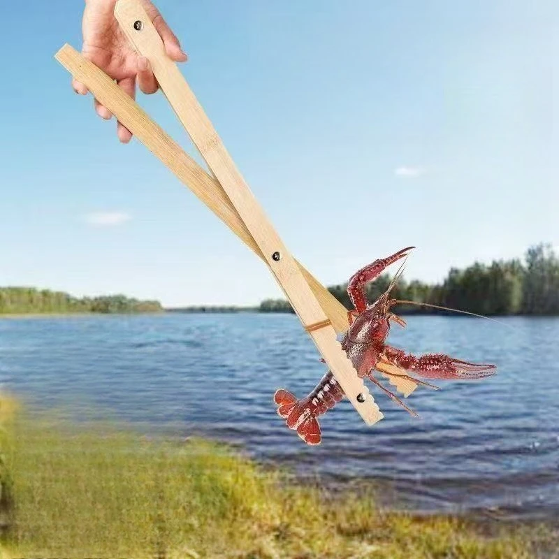 

Bamboo Eel Clip Catch Eel Loach Clip One-handed Catch Fish Clip Fish Pliers Fishing Gear Tools