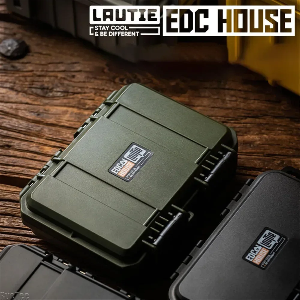 High Quality 15x12x4.6cm Tool Box Organizer Waterproof Strip High Sealing Drop Resistance Shockproof with Sponge for EDC Tool