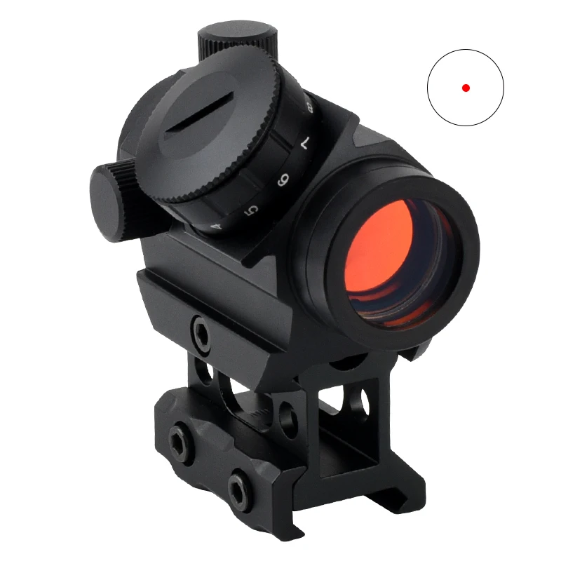 

Red Dot Optics Sight Tactical Reflex Scope RED Dot Viewfinder Focus Lens Precision Shooting for 20mm Rail Hunting Riflescope