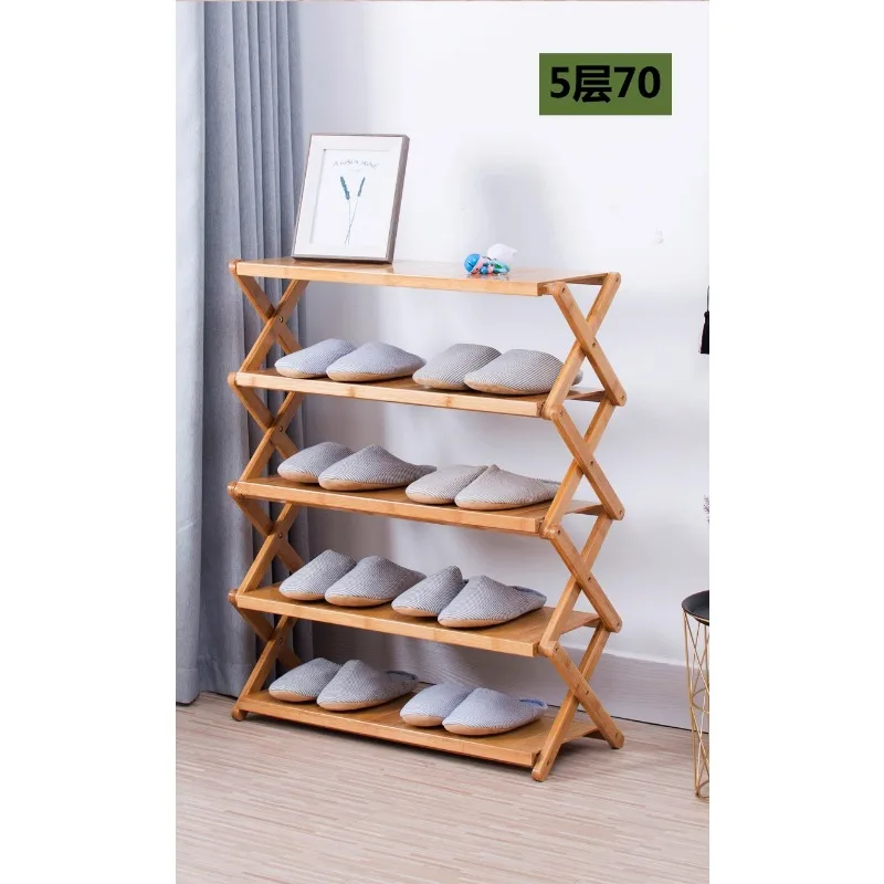 The shoe rack is simple for home use, and it looks good indoors in the outer corridor. Economical solid wood does not need to be