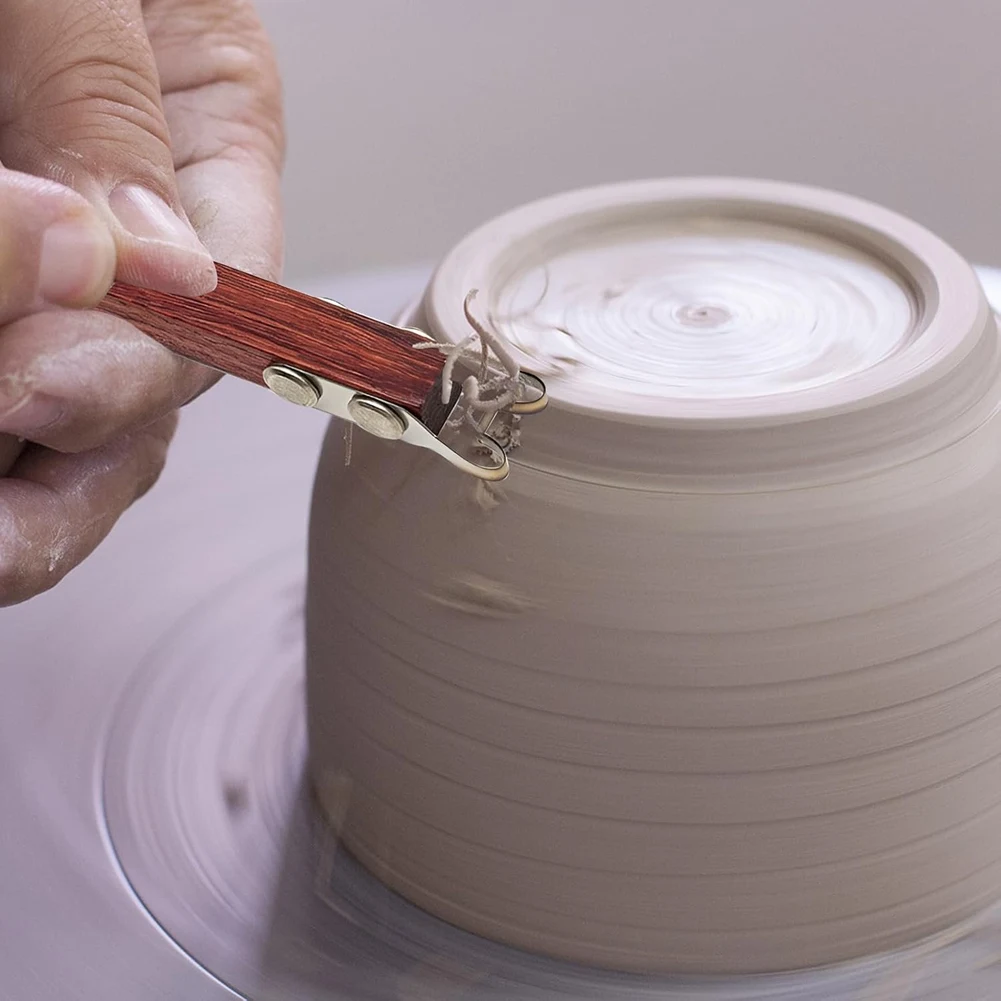 ABXHH 陶器フットシェイパー、工芸品モデル作成陶器トリミング彫刻ツール DIY 彫刻陶器ツール底整形