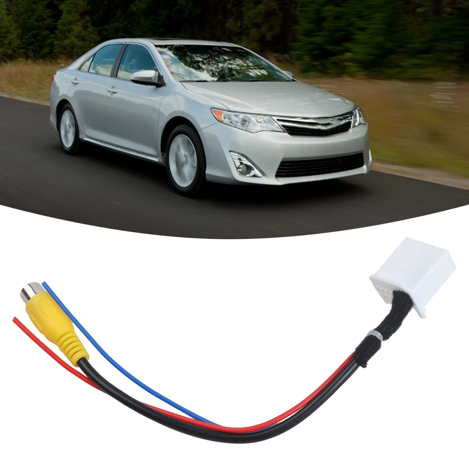 Camera Adapter Cable Reliable Rear Camera Adapter Cable Enhance Your For Toyota Camry\'s Backup Camera Functionality