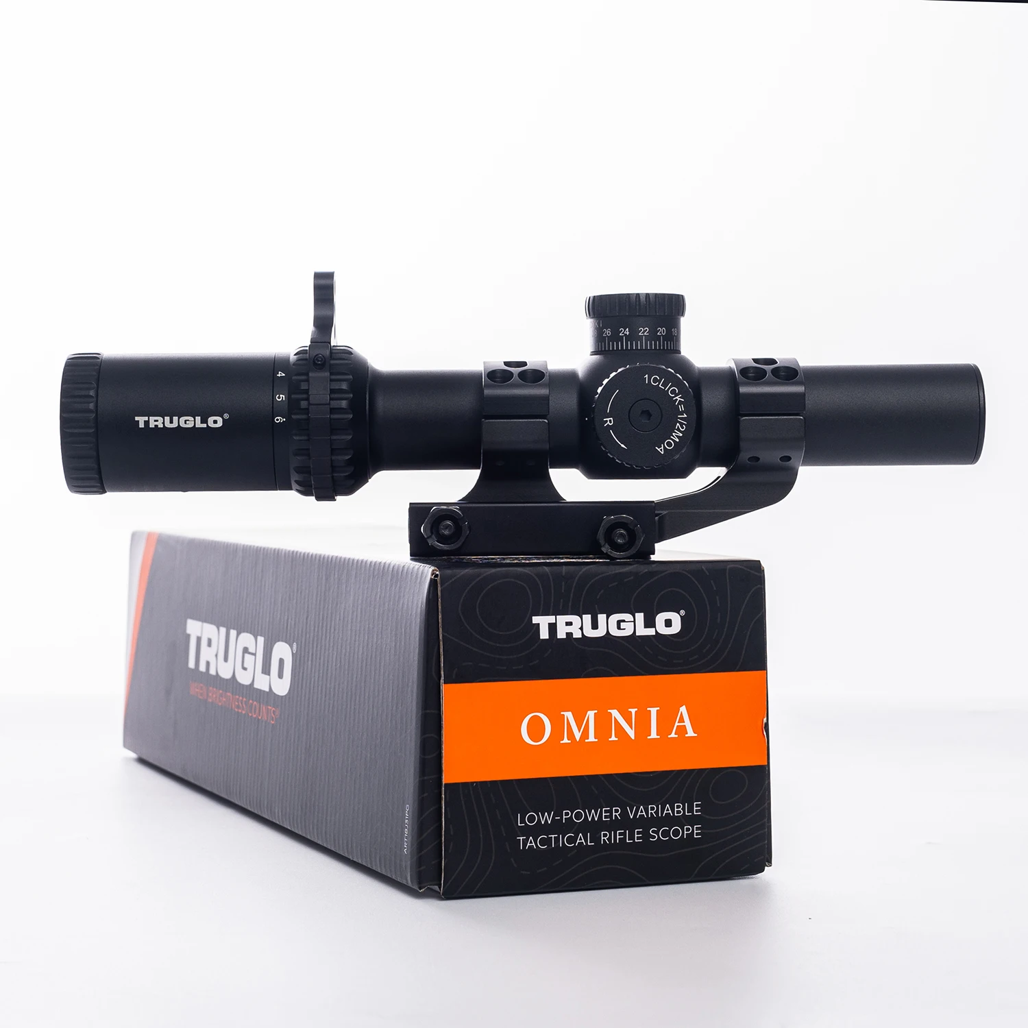 TRUGLO Omnia 1-6x24mm Rifle Scope 30mm One-Piece Aluminum Tube Optical Sights Illuminated Reticle Riflescope Original TG8516TLR