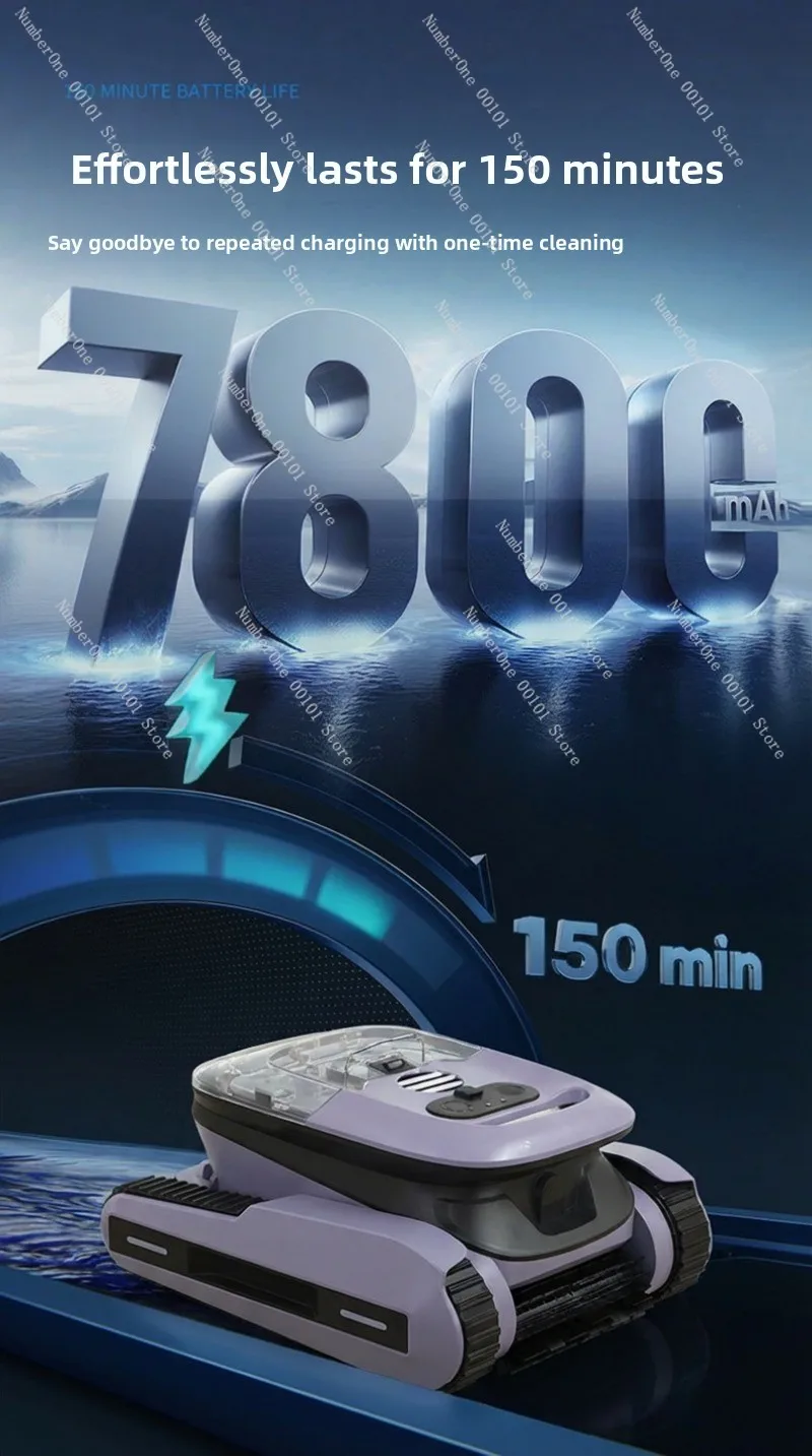 Automatic Pool Cleaning Robot | Underwater Smart Turtle Vacuum for Full Pool Floor Cleaning