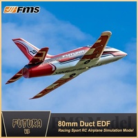 FMS 80mm Duct Fautrat V3 Sharp Flying Racing Machine Remote Control Electric Assembly Model Fixed-wing Aircraft